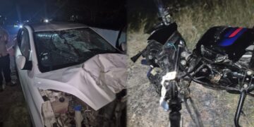 रायबरेली में कार-बाइक की भीषण टक्कर, 26 वर्षीय युवक की मौत