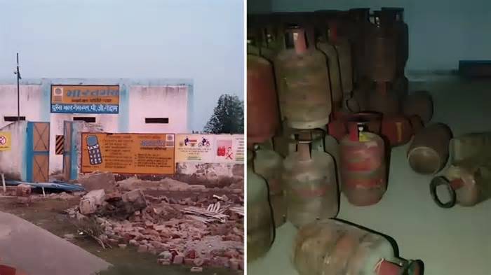 लखनऊ के काकोरी में लूट, गोदाम से 409 खाली गैस सिलेंडर लेकर फरार हुए ...